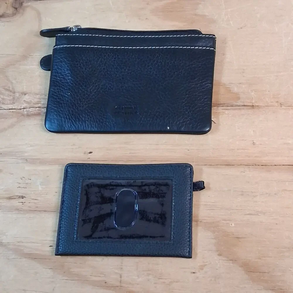 Safe Keeper Womens Wallet RFID Small Black Wallet Multi Pocket Genuine Leather
